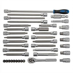   Haina Profesionálna 39-dielna Sada Predĺžených Torx, Imbus a Spline Bitov HA-1318