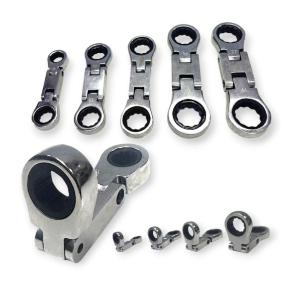 Hitman Obojstranná Ráčnová Hviezdicová Kľúčová Sada (5-dielna) – 10 veľkostí HA-2614