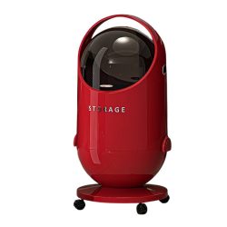   20L Moderný kapsulový odpadkový kôš na kolieskach – červený HA8862096-R