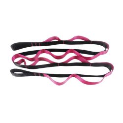   Pilates a jogový strečingový popruh s 11 pútkami 235 cm HAN000051