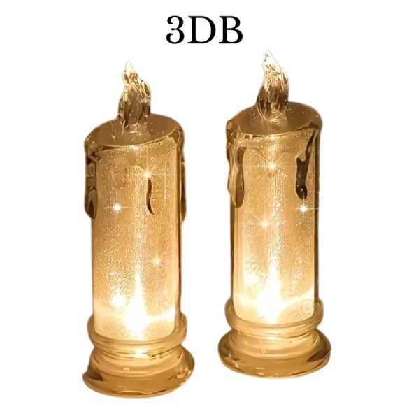 Sada 3 kusov sviečkových lámp s podstavcom na batérie HB4271351