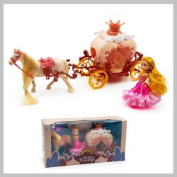 Bábika s kočom a koňom HBL-1