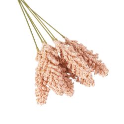   Pastelová broskyňa (bledoružová) Penová umelá kvetinová kytica HD47332-18A