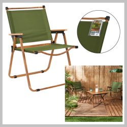 Mariposa campingová stolička zelená HDO0061
