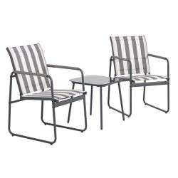 Namur 3-dielna záhradná súprava v šedej farbe HDO7436