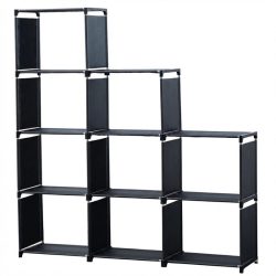 Herzberg 9-kockový modulárny regál a knižnica HG-03350