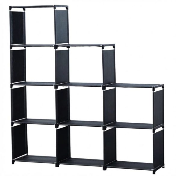 Herzberg 9-kockový modulárny regál a knižnica HG-03350