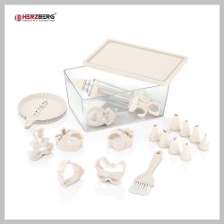 Herzberg cukrárska súprava s úložným boxom HG-L657