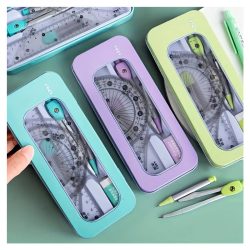 7-dielna sada pravítok a kružítok v puzdre HG1893230