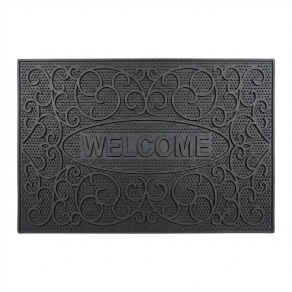 HİLAL Welcome gumová rohož s nápisom v čiernej farbe HL06
