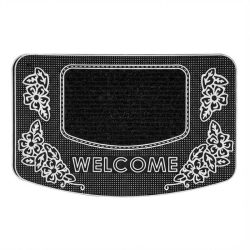 HİLAL Welcome rohož s nápisom a kvetinovým vzorom HL07