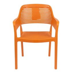 Havajská žltá plastová záhradná stolička HM-02