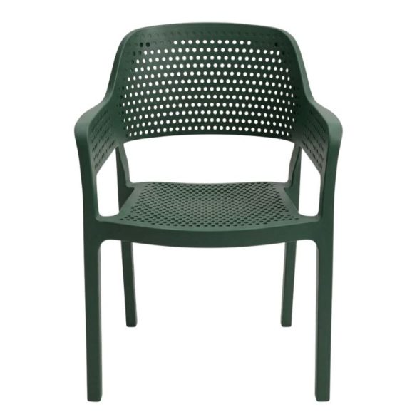 Hawaii zelená plastová záhradná stolička HM-04