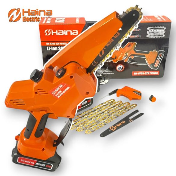 Reťazová píla Haina s 2 reťazami a 2 batériami HM-6795