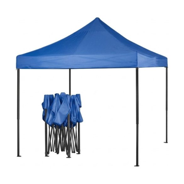 Skladací záhradný pavilón 3 × 3 m – modrý HM-8003-K