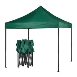 3 × 3 m skladací záhradný pavilón – zelený HM-8003-Z