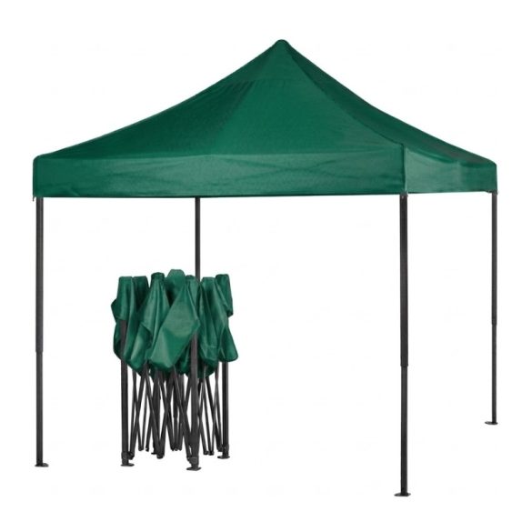 Skladací záhradný pavilón 3 × 6 m – zelený HM-8006-Z
