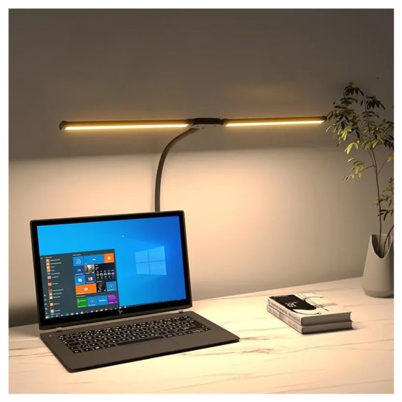 LED stolná lampa upevniteľná na monitor – šetrné osvetlenie pre oči HM143660