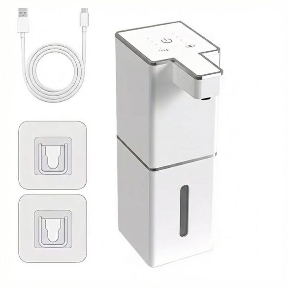 Automatický dávkovač mydla so štyrmi rýchlosťami – čistá biela farba Pearl (380 ml) HM2554084-W