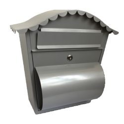   Poštová schránka 370x360x135mm oceľ s práškovým nástrekom, s držiakom na noviny HMB3637