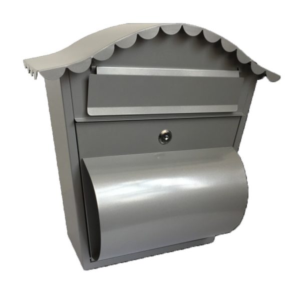 Poštová schránka 370x360x135mm oceľ s práškovým nástrekom, s držiakom na noviny HMB3637