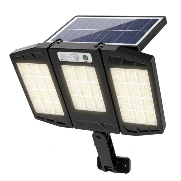 Trojpanelová solárna pouličná lampa HS-V97