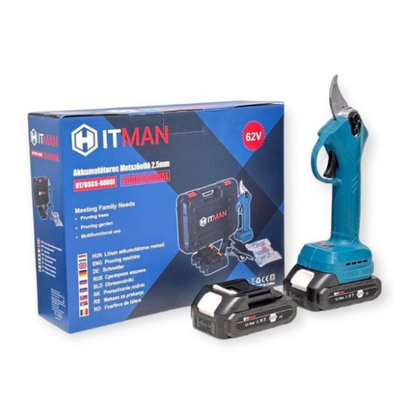 Sada bezdrôtových nožníc na strihanie Hitman Professional – 88 V, s 2 batériami HT-BSCS-6714