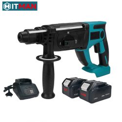   Akumulátorové sekacie a vŕtacie kladivo Hitman 62V – 3 v 1 HT-CDM-6850Pro