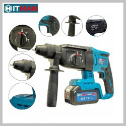   HITMAN akumulátorové vŕtacie kladivo 3 v 1 62 V HT-CDM-7462