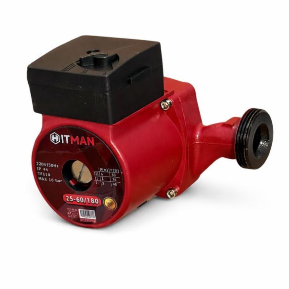 Cirkulačné čerpadlo Hitman 25-60/180 – 3-stupňové, pre vykurovacie systémy HT-PGB-2560