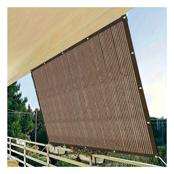 UV ochranná hnedá PE tieniaca sieť – 2 x 4 m (HU2083094-2)