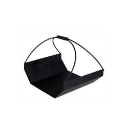   Hunor Black Metal Firewood Storage – Moderný držiak na drevo HUNOR-KIEG-002