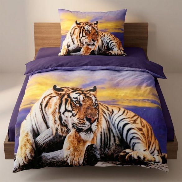 HOUSEWIFE 3D súprava posteľnej bielizne s motívom tigra – 2-dielna HW-2T