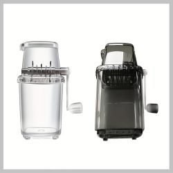   Prenosný ručný drvič ľadu – priehľadný, multifunkčný dizajn – na domáce použitie JA15426