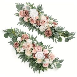 Sada 2 kusov aranžmánov z umelých ruží JA471733