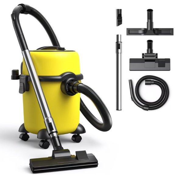 Vysoko výkonný priemyselný vysávač s nádržou 20 l – žltý/čierny JB11565823