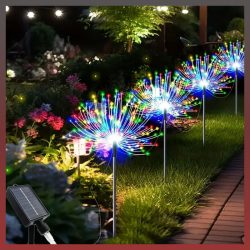   5 solárnych 400 LED girland s motívom púpavy, farebné JG730845-400SZ