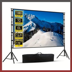 Premietacie plátno s držiakom 265 cm JP136984-N