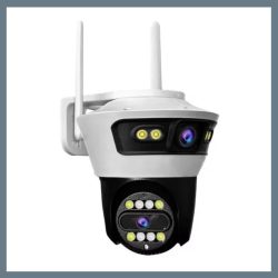   Dvojitá bezpečnostná kamera Jortan 4: 180° panoráma a WiFi/LAN JT4