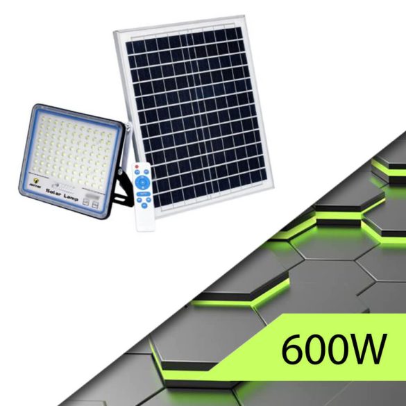 Solárna LED lampa Jortan s diaľkovým ovládaním 600 W JTBS600W