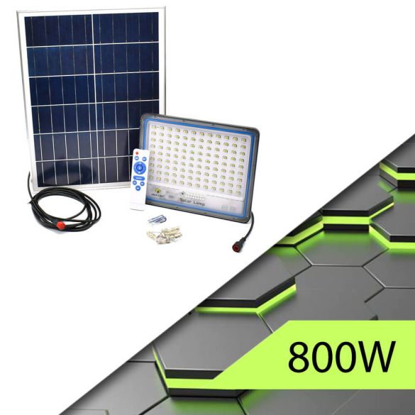 Solárna LED lampa Jortan s diaľkovým ovládaním 800 W JTBS800W
