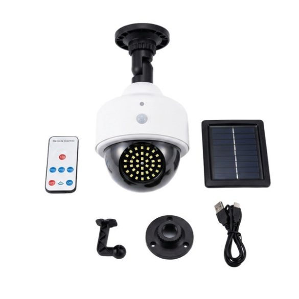 Solárna LED lampa Jing Xin s pohybovým senzorom a diaľkovým ovládaním JX-5118B