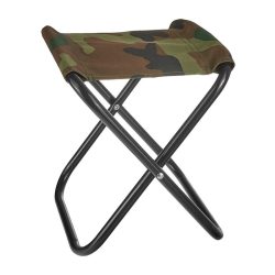   Skladacie mini kempingové kreslo, s terénnym vzorom, nosnosť 70 kg K00408C