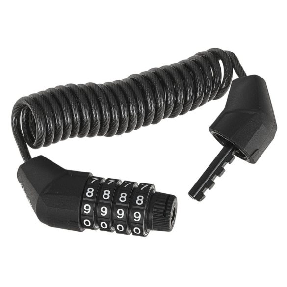 Zámok na bicykel so 4-miestnym kombinovaným zámkom, 1,5 m K02308
