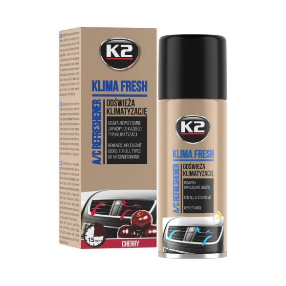 K2 Klima Fresh – sprej na čistenie a osvieženie klimatizácie, 150 ml Cherry K222CH