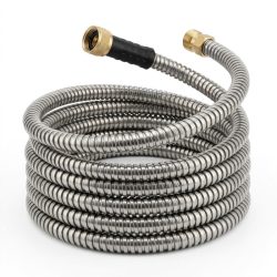   KIYOSHI 30-metrová (100 FT) záhradná hadica z nehrdzavejúcej ocele K30