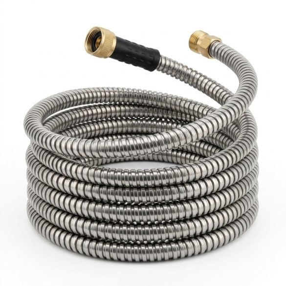 KIYOSHI 30-metrová (100 FT) záhradná hadica z nehrdzavejúcej ocele K30