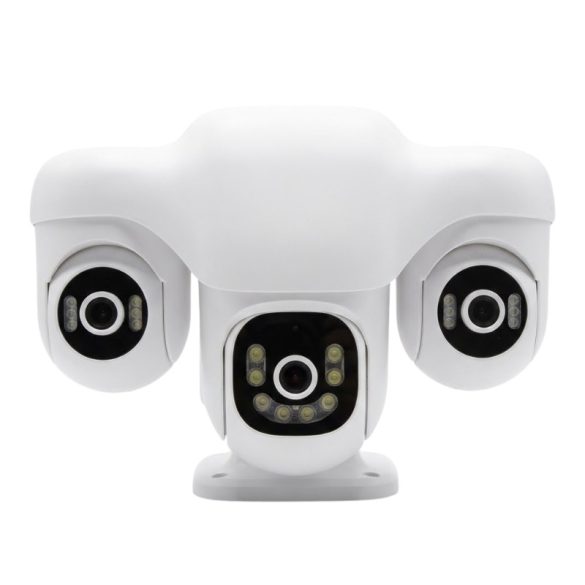 Smart Net Camera V380 Pro – vonkajšia bezpečnostná kamera s 3 objektívmi a WiFi K325