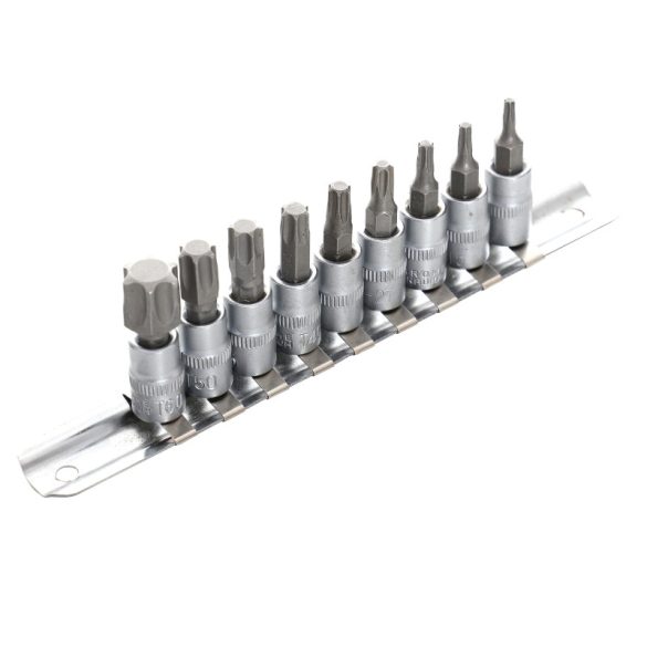 Sada bitov Kraft&Dele TORX 1/4", 9-dielna – KD10241
