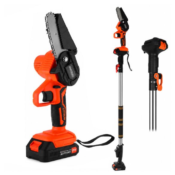 Akumulátorová reťazová píla Kraft&Dele s predĺženou lištou, 21 V, 4" KD10642